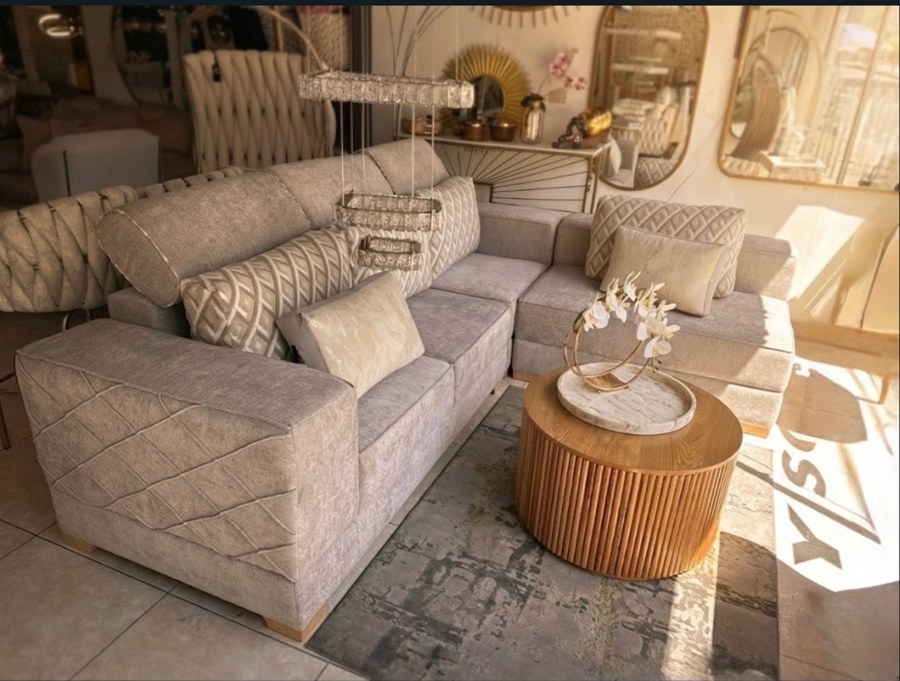 Sala en L Massimo - Confort Superior Personalizable Anti-Fluidos | My Sofá