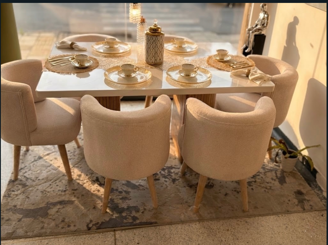 Comedor Dinastía - Madera Flor Morado 6 Puestos Entrega Inmediata | My Sofá