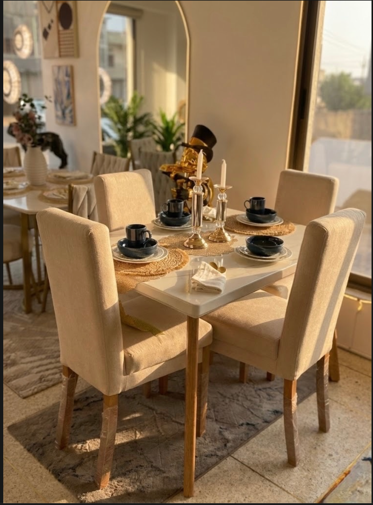 Combo Sala Comedor - Renovación Total (Madera Flor Morado).