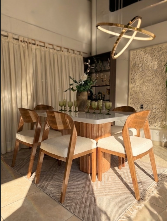 Comedor Fan-ton - 100% Madera Flor Morado.