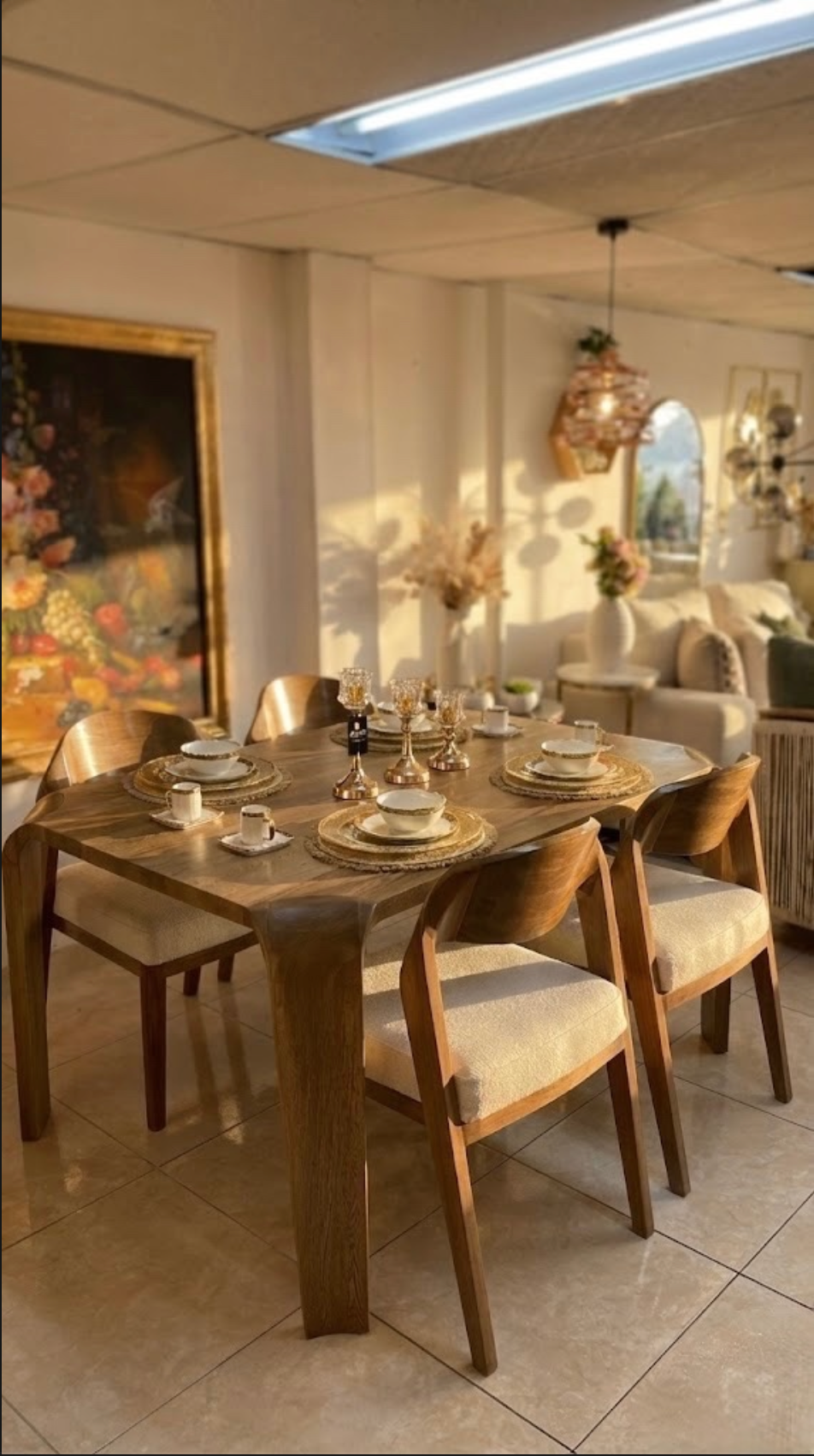 Comedor Fan-ton - 100% Madera Flor Morado.