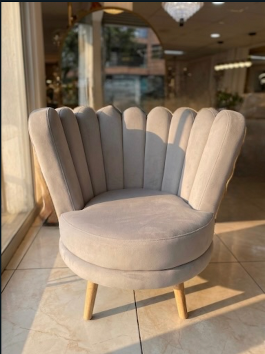 Silla Pétalo Premium - Diseño Orgánico en Madera Nogal | My Sofá
