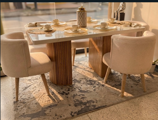 Comedor Dinastía - Madera Flor Morado 6 Puestos Entrega Inmediata | My Sofá