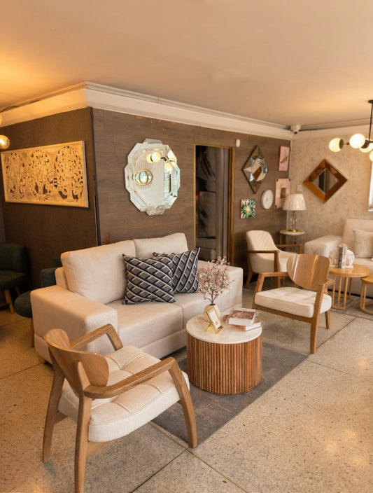 Sala Divatto Última Colección - Sillas Madera Flor Morado Anti-Fluidos Pet-Friendly | My Sofá