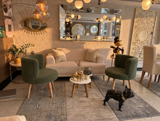 Sala Michelle con Sofá Mathias - Madera Seca Anti-Fluidos Pet-Friendly Entrega Inmediata | My Sofá